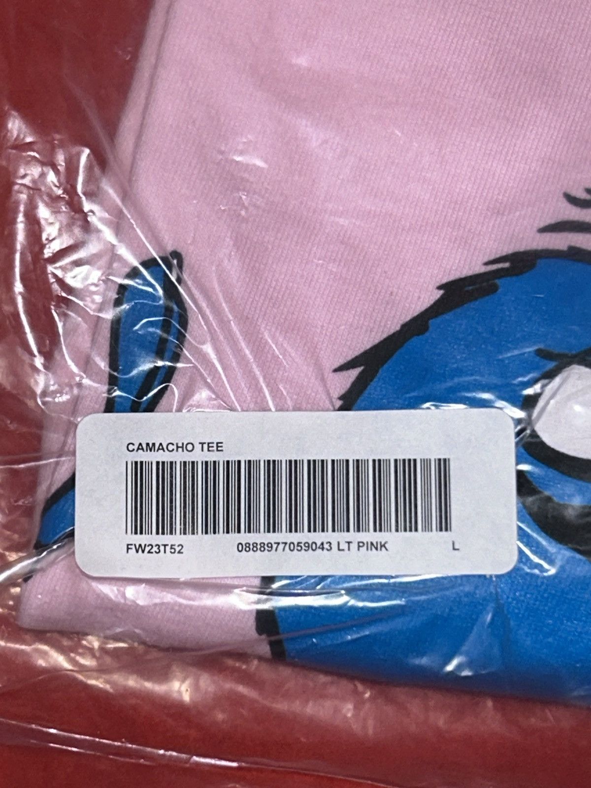 Supreme Supreme Camacho Tee Light Pink FW23 size Large NEW WITH TAGS Size US L / EU 52-54 / 3 - 2 Thumbnail