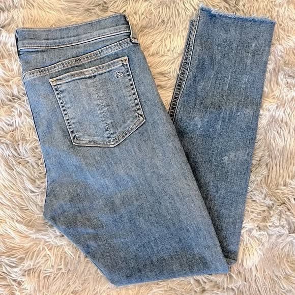 Rag & Bone Rag & Bone Ankle Skinny Jeans in Lucky Rouge Size 30" / US 8 / IT 44 - 4 Thumbnail