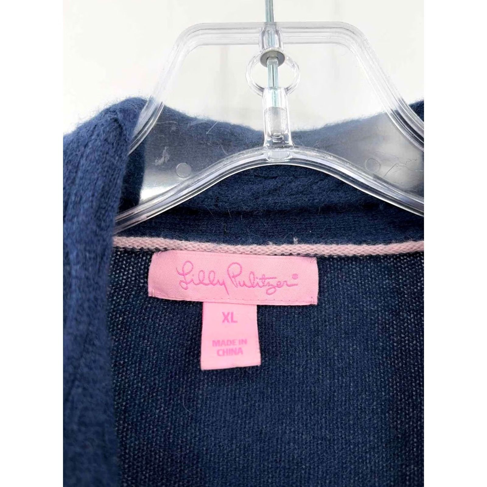 Lilly Pulitzer Pre-Owned Lilly Pulitzer Navy XL Cardigan Sweater Size XL / US 12-14 / IT 48-50 - 3 Thumbnail