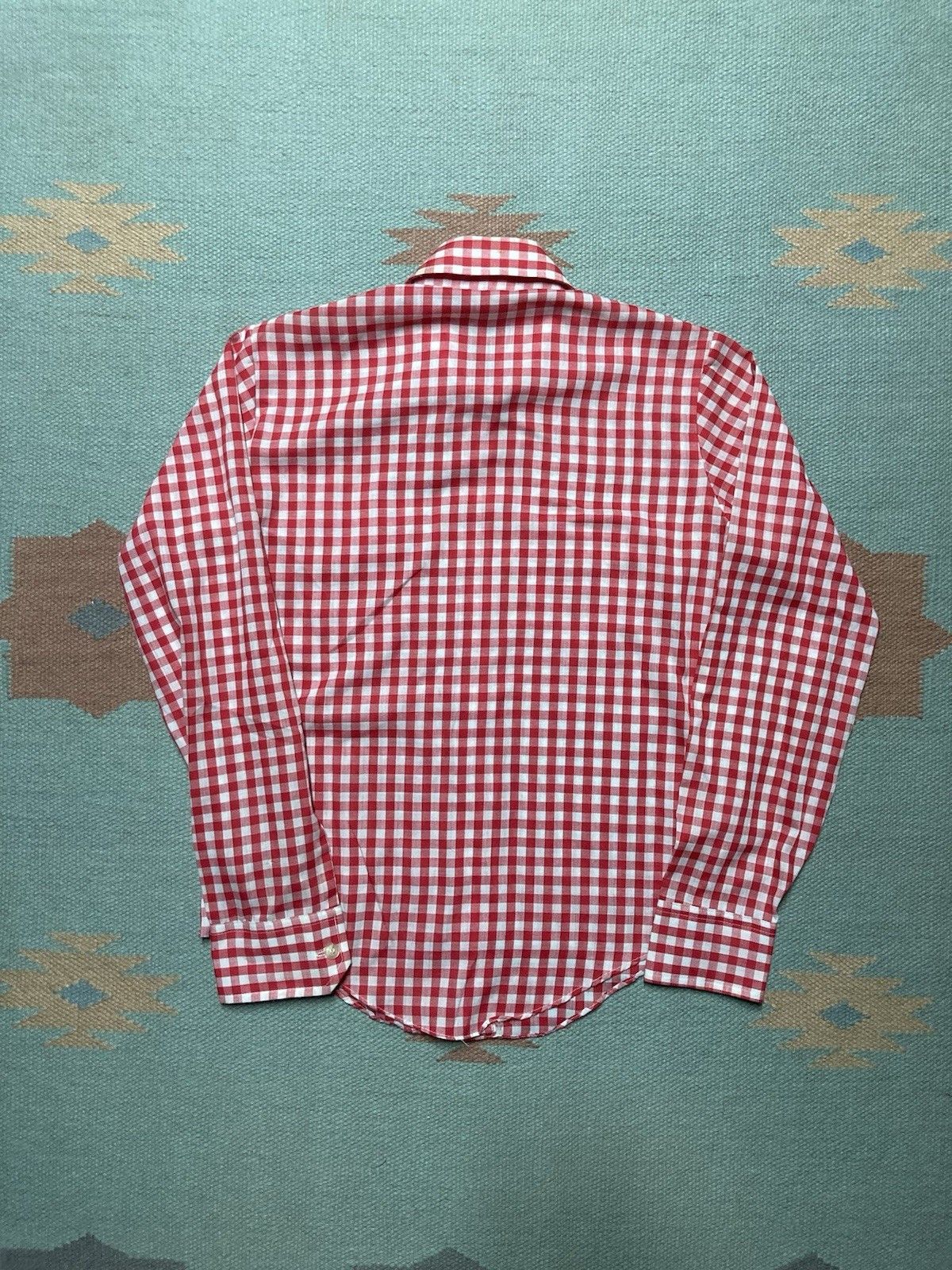 Vintage Vintage 70s shirt sears red checkered boys 12 women’s XS/S Size S / US 4 / IT 40 - 5 Thumbnail