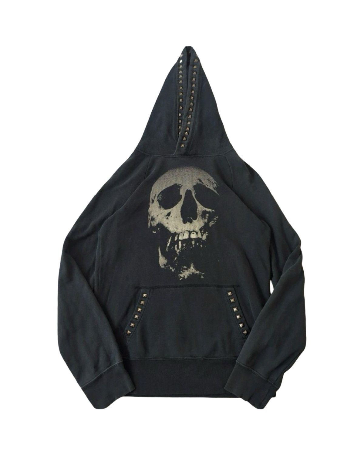 トップス hysteric glamour skull berry hoodie HYSTERIC GLAMOUR Skull Berry Printed Pullover Hoodie Black M