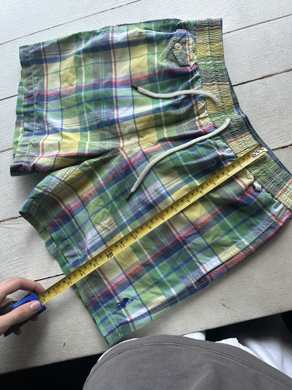 Vintage 🚨 RALPH LAUREN POLO LOGO VINTAGE SHORTS S hawaii rare Size US 29 - 12 Thumbnail