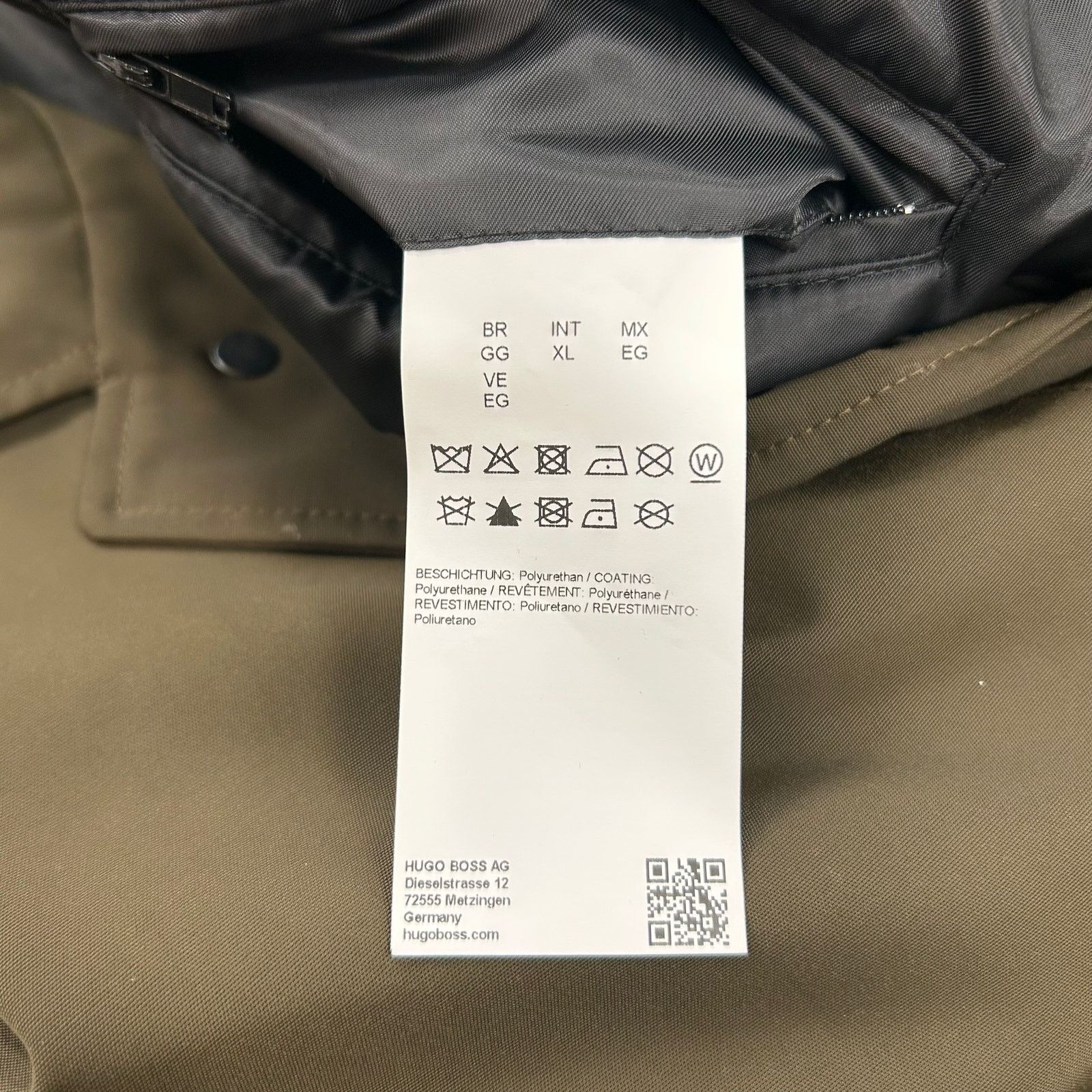 Hugo Boss Hugo Boss Green Lonmg Trench Winter Jacket Coat size Xl B5 Size US XL / EU 56 / 4 - 6 Thumbnail