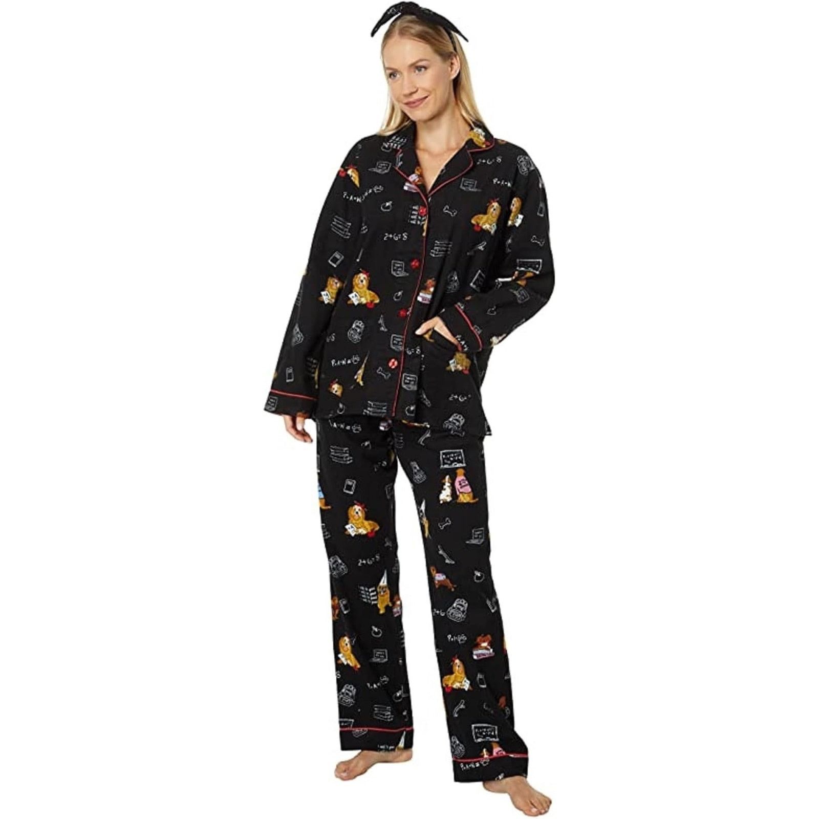 Other NWT PJ SALVAGE COTTON FLANNEL TEACHER'S PET DOGS PAJAMAS S Size ONE SIZE - 13 Thumbnail