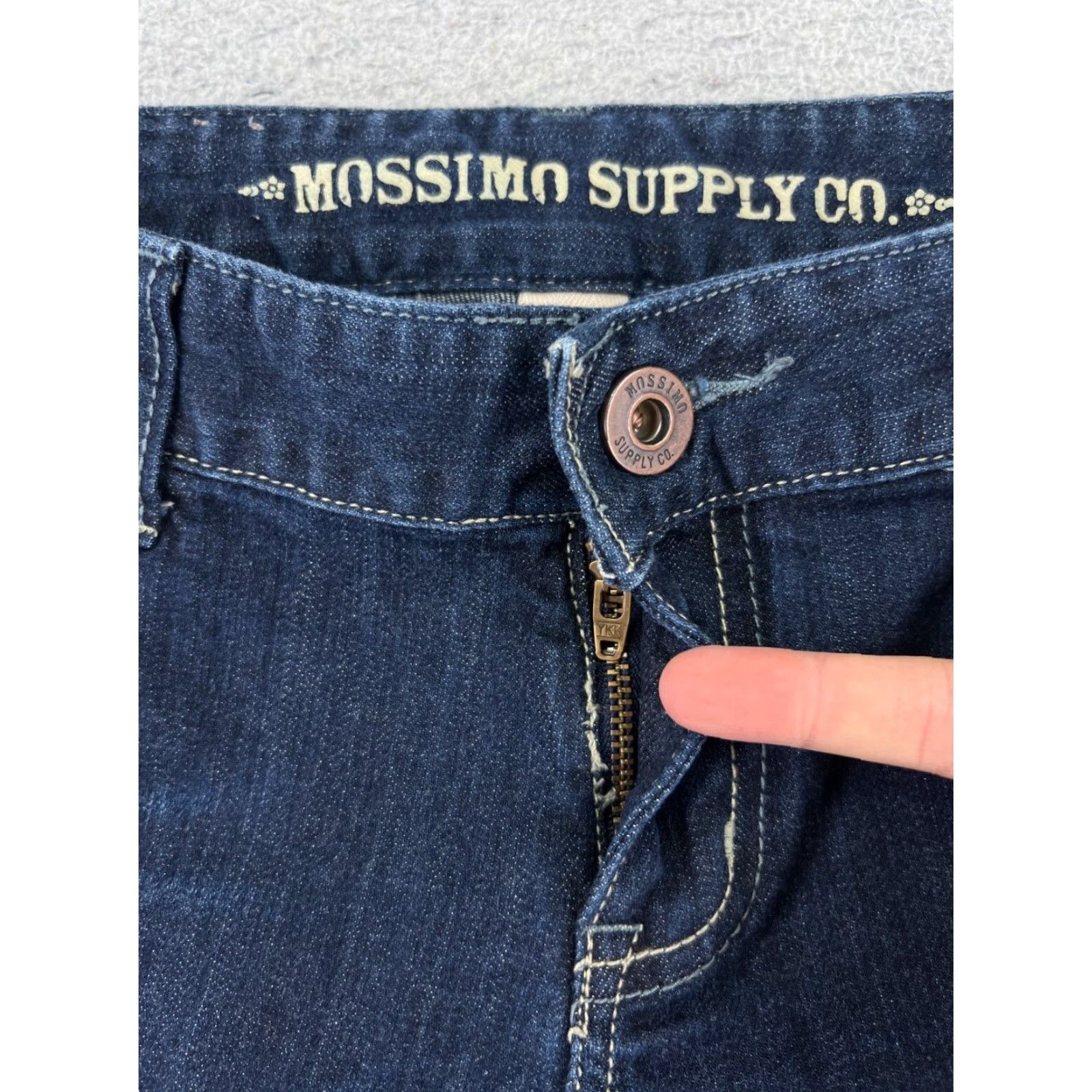 Mossimo VINTAGE Mossimo Shorts Womens 9 Denim Blue Jean Cutoff Low Rise 29x4 Cotton Size 30" / US 8 / IT 44 - 6 Thumbnail
