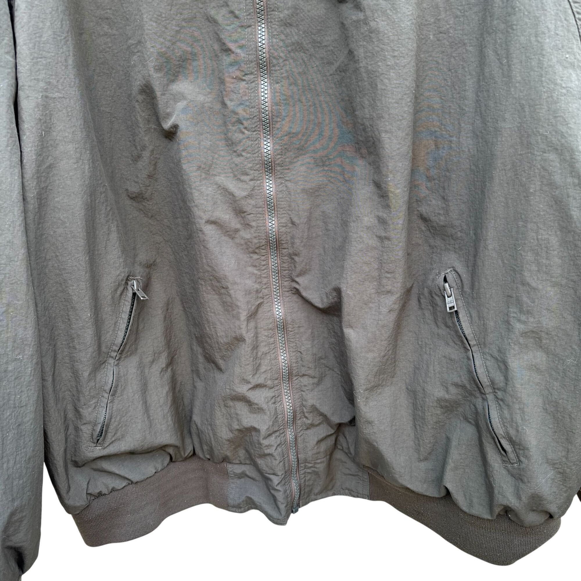 Cherokee Cherokee Vintage Mens Fleece Lined Olive Green XL Bomber Jac Size US XL / EU 56 / 4 - 10 Thumbnail