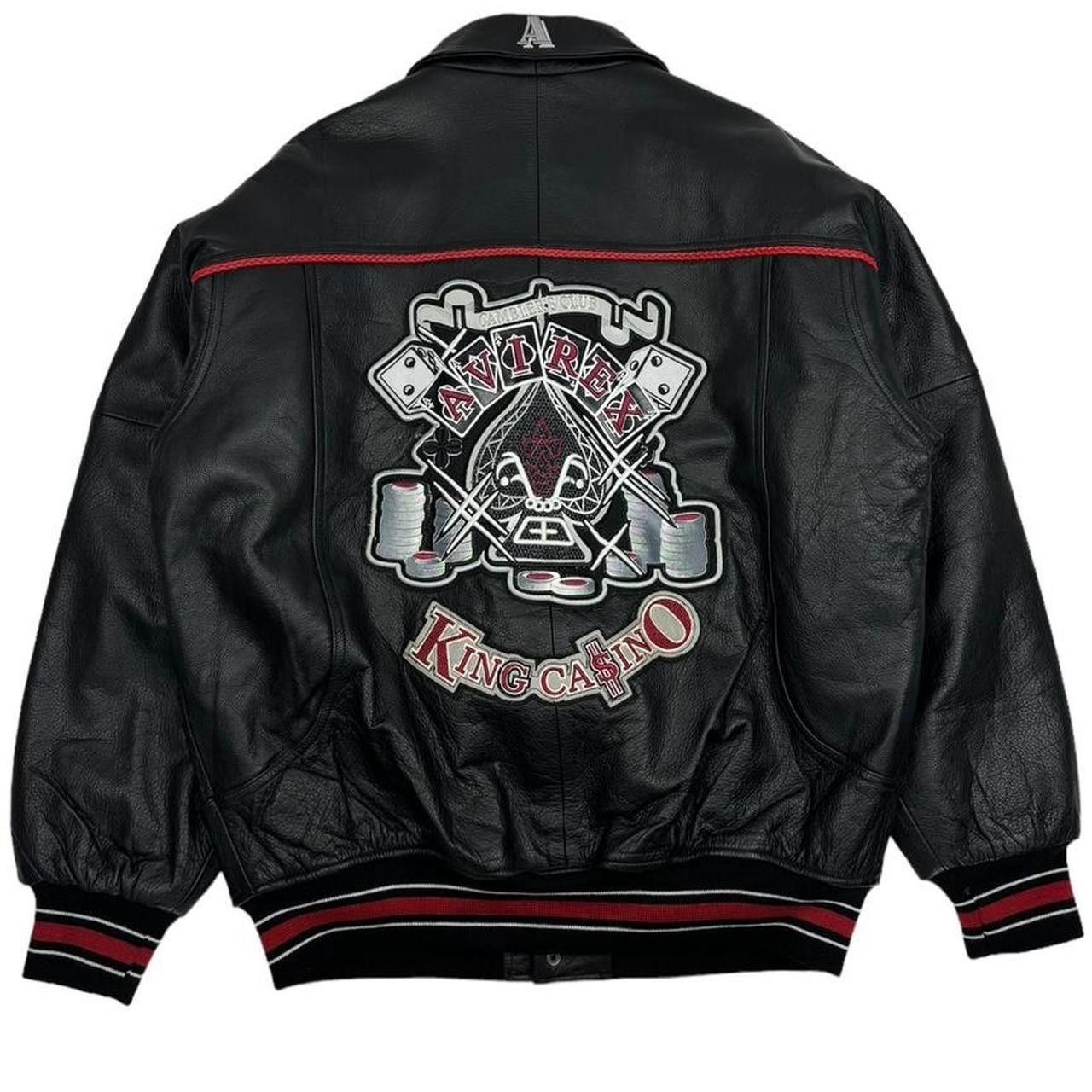日本未発売 AVIREX NITRO RUN レザージャケット Avirex NITRO RUN LEATHER JACKET BLUE | Moda404 Men's Boutique