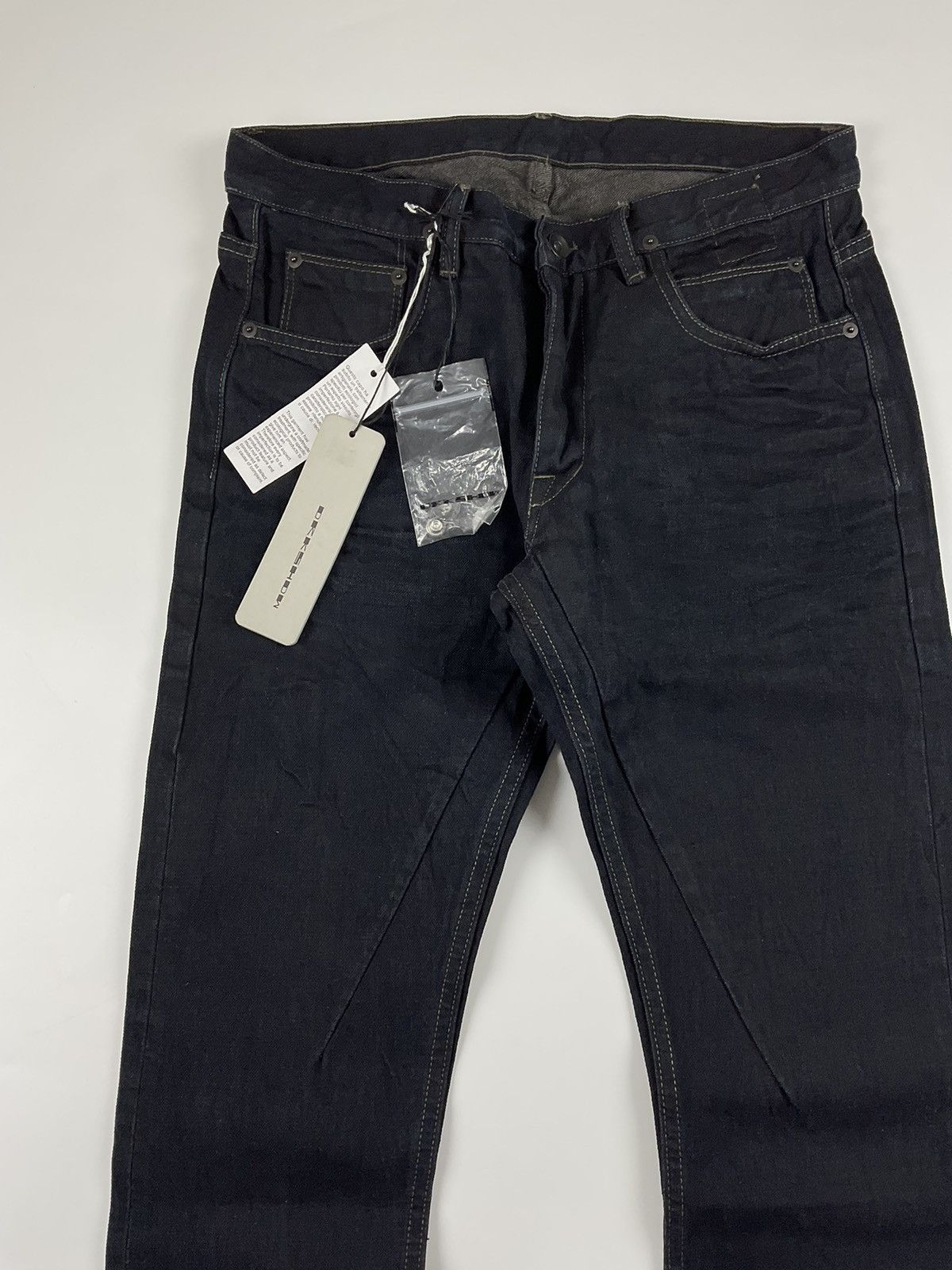 Rick Owens Rick Owens Hard Blue Detroit Cut Denim Size US 30 / EU 46 - 5 Thumbnail