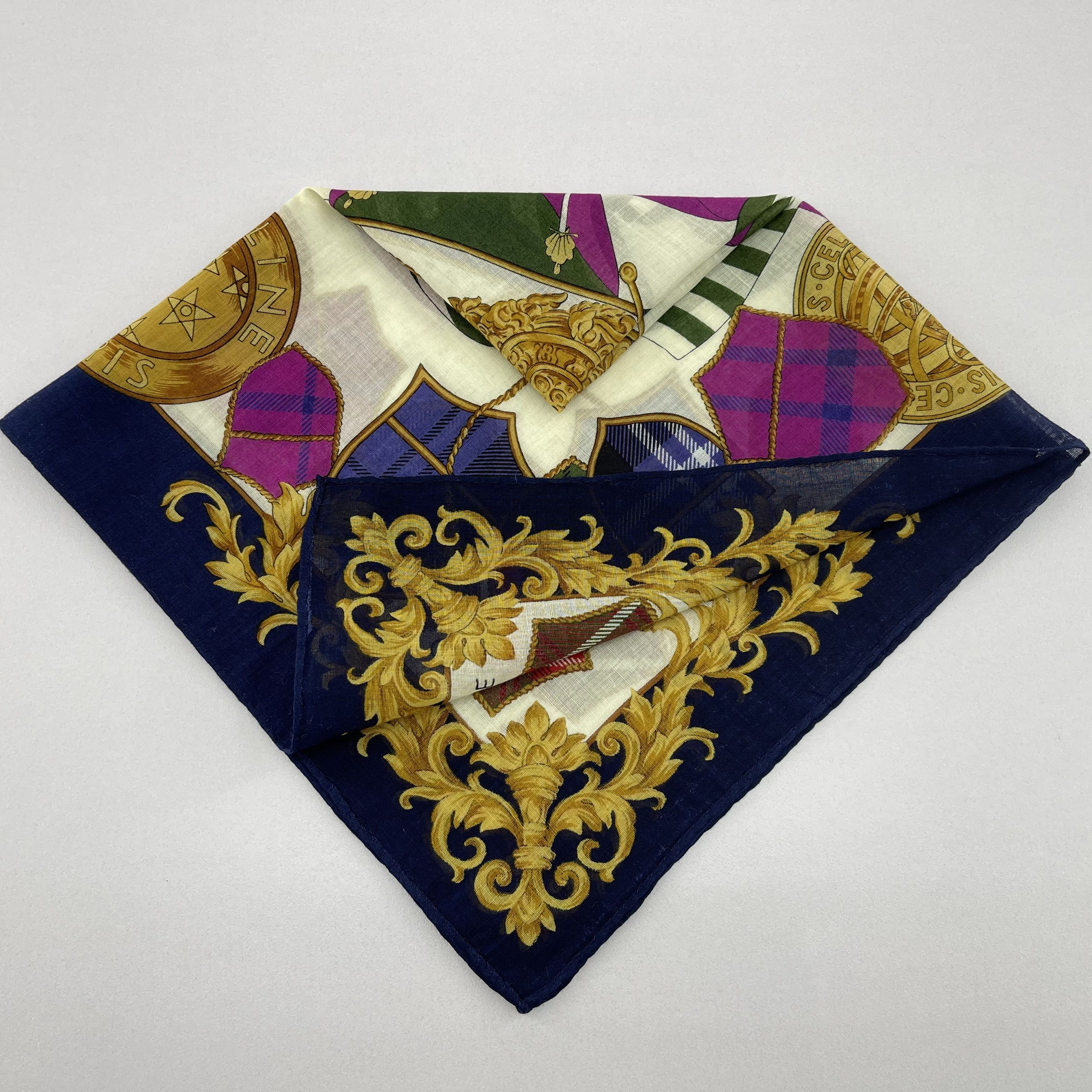 Celine × Vintage Celine Handkerchief/Neckerchief/Bandana-KD3293 Size ONE SIZE - 4 Thumbnail
