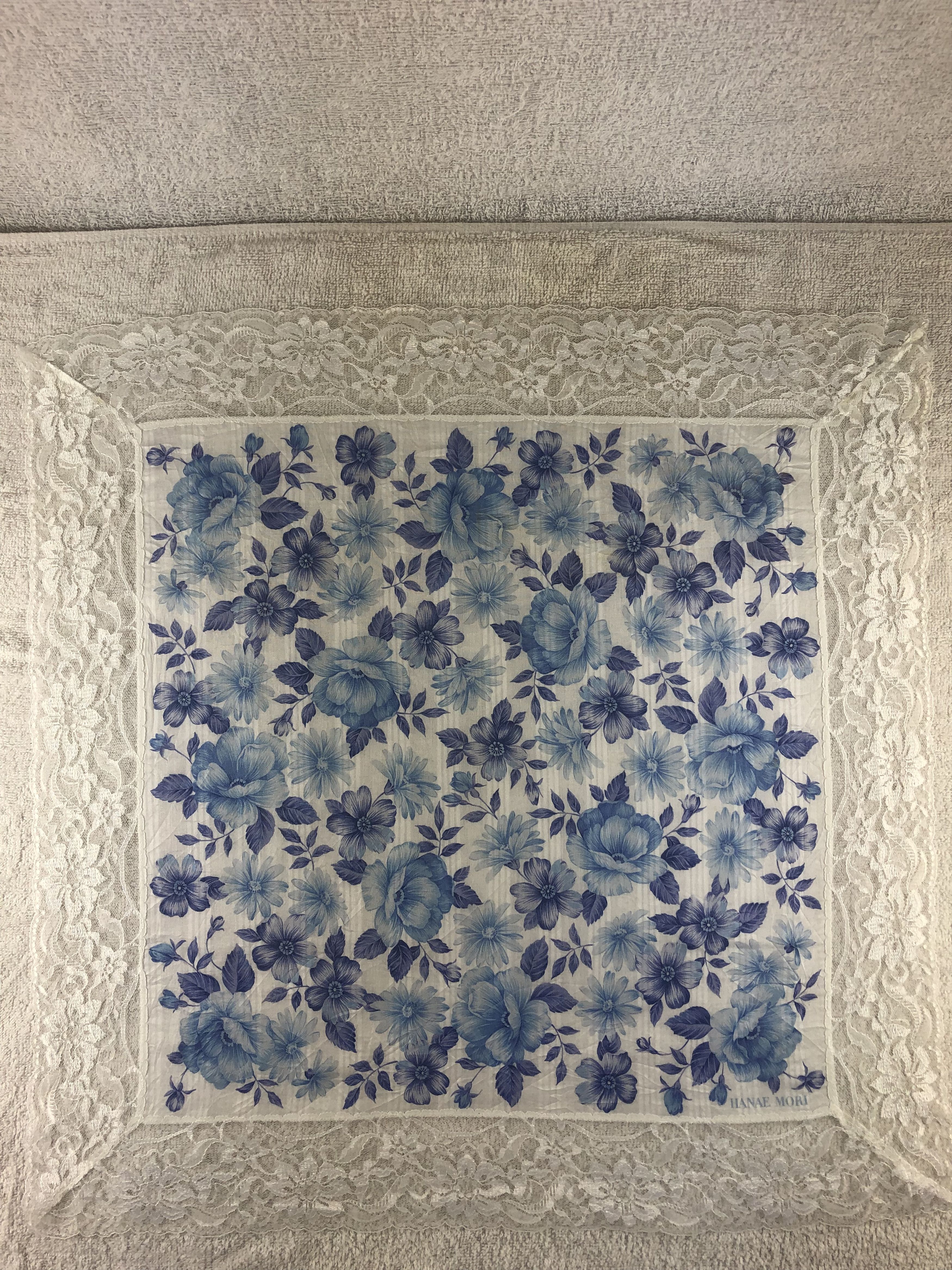 Hanae Mori × Japanese Brand × Vintage Hanae Mori Handkerchief / Bandana / Neckerchief Size ONE SIZE - 3 Thumbnail