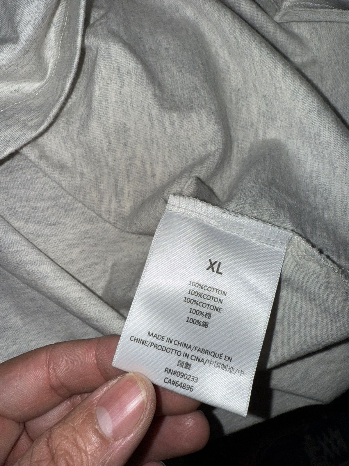 Essentials Fear of God Essentials T-Shirt Light Oatmeal SS22 size XL Size US XL / EU 56 / 4 - 10 Thumbnail