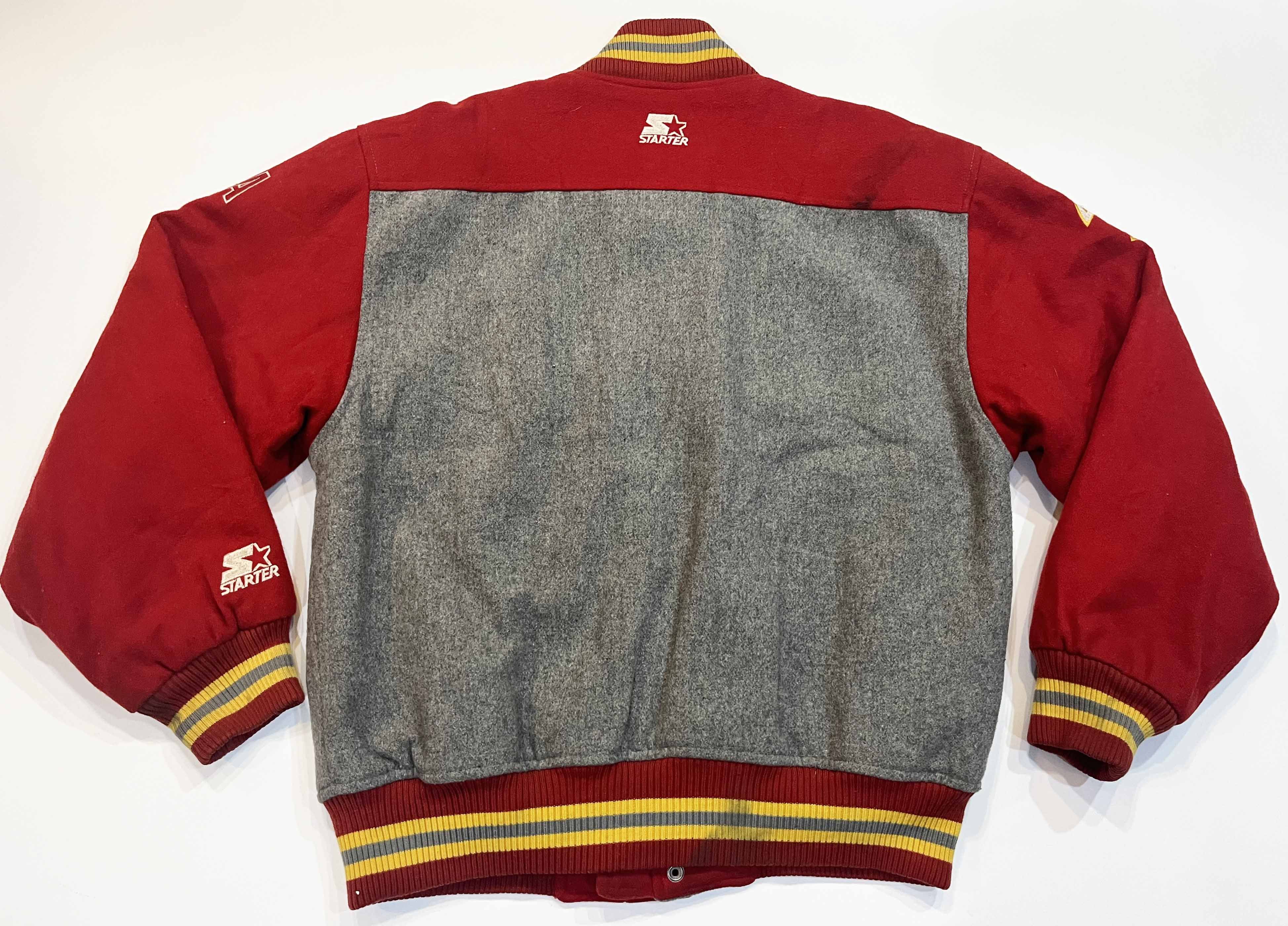 Starter Vintage Starter NBA Atlanta Hawks Varsity Bomber Jacket Size US M / EU 48-50 / 2 - 13 Thumbnail