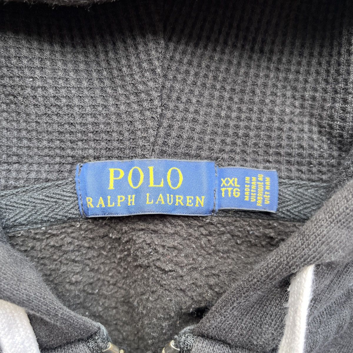 Polo Ralph Lauren Polo Ralph Lauren Black Zip-Up Hoodie Size US XXL / EU 58 / 5 - 6 Thumbnail