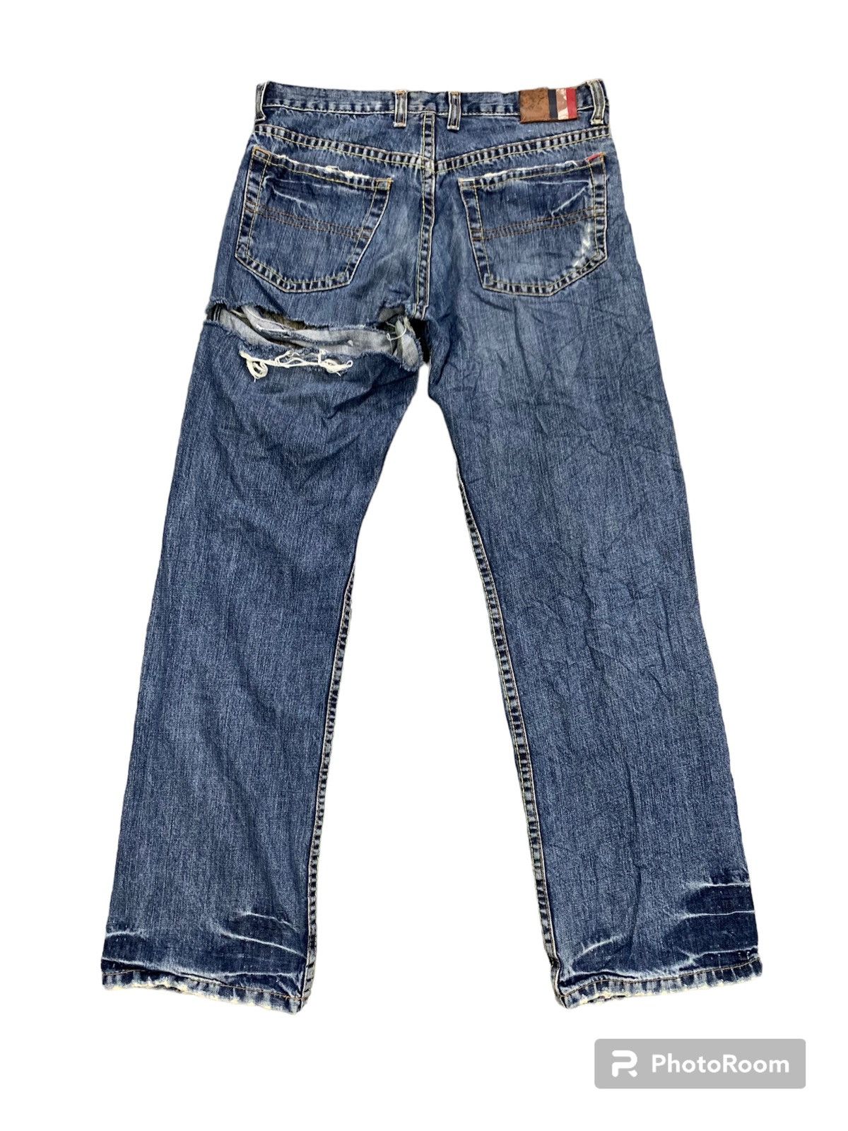 Tommy Hilfiger Distress Tommy Hilfiger Denim Pant Size US 33 - 2 Thumbnail