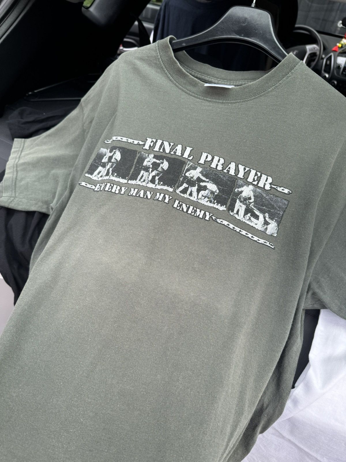 Band Tees Vintage FINAL PRAYER MY ENEMY Hardcore Punk Band Tee Faded Size US L / EU 52-54 / 3 - 7 Thumbnail