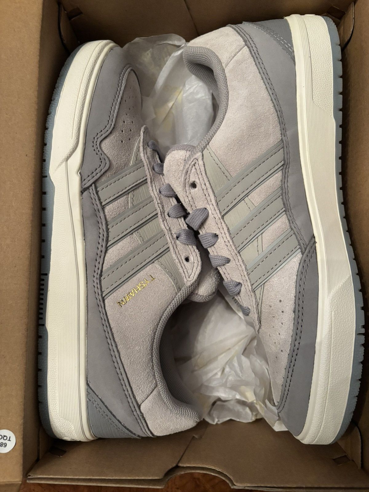 Adidas Adidas Tyshawn 2 'Light Onix Clear Granite' Size US 6 / EU 39 - 8 Thumbnail