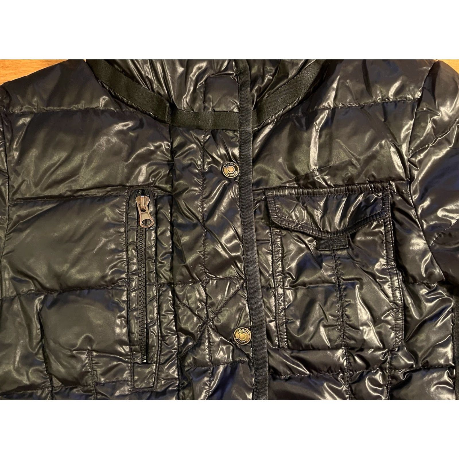 Schott VINTAGE SCHOTT Down by Schott Puffer Jacket Women’s L Black Jacket Men’s? Size L / US 10 / IT 46 - 6 Thumbnail