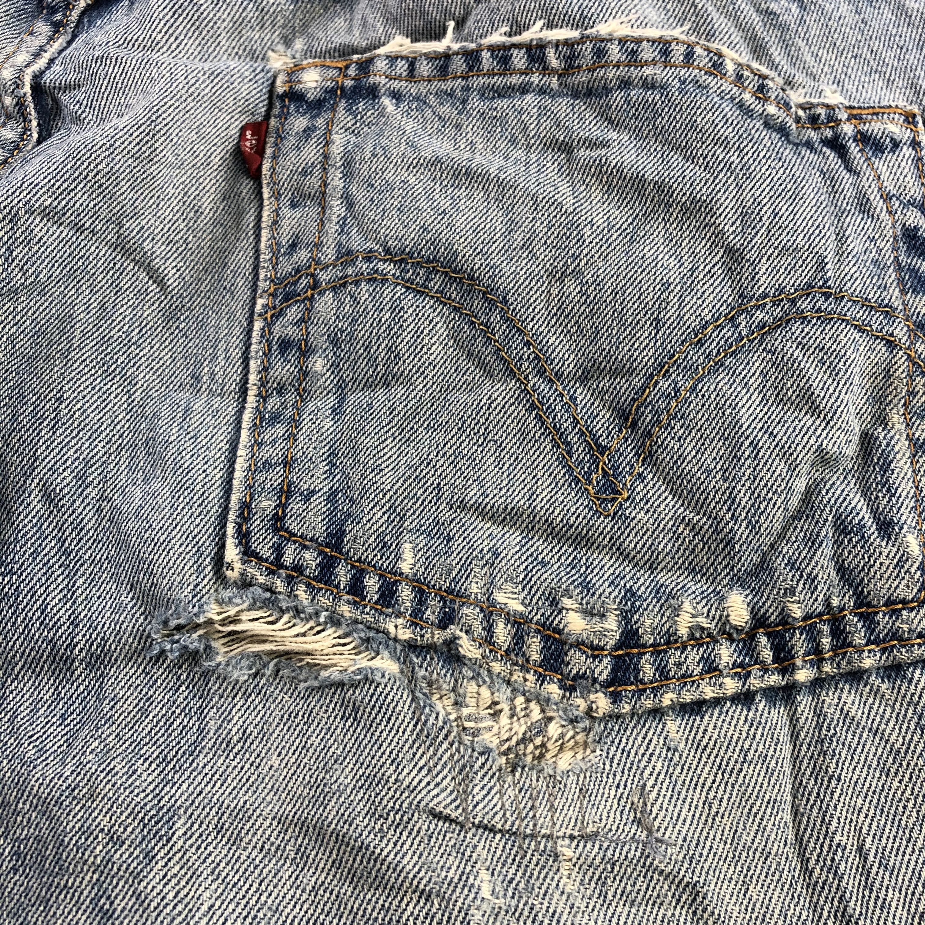 Levi's Vintage Levis 501 Jeans Dirty Wash Denim Kj1412 Size US 34 / EU 50 - 8 Thumbnail