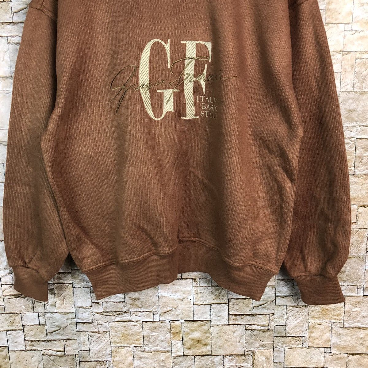 Japanese Brand × Vintage Giorgio Ferrari Brown Sweatshirt #A419 Size US M / EU 48-50 / 2 - 3 Thumbnail