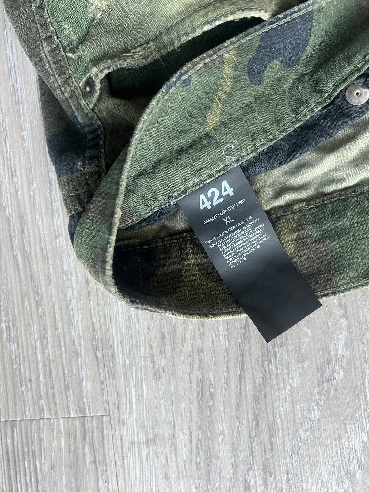 424 424 inc. 5 pocket camo pants Size US 36 / EU 52 - 4 Thumbnail