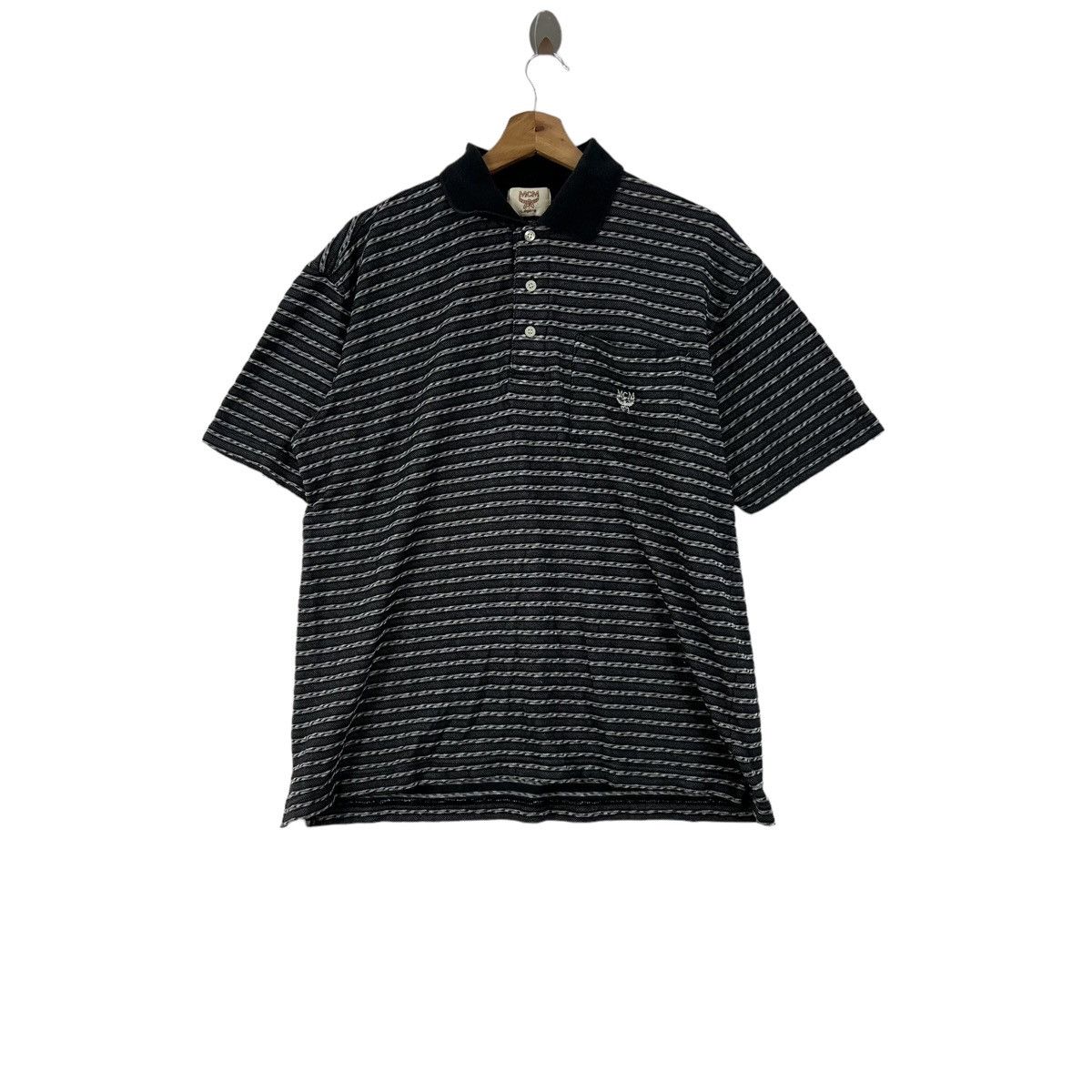 MCM Vintage MCM LEGERE Michael Cromer Munich Chain Design Polo Size US L / EU 52-54 / 3 - 1 Thumbnail