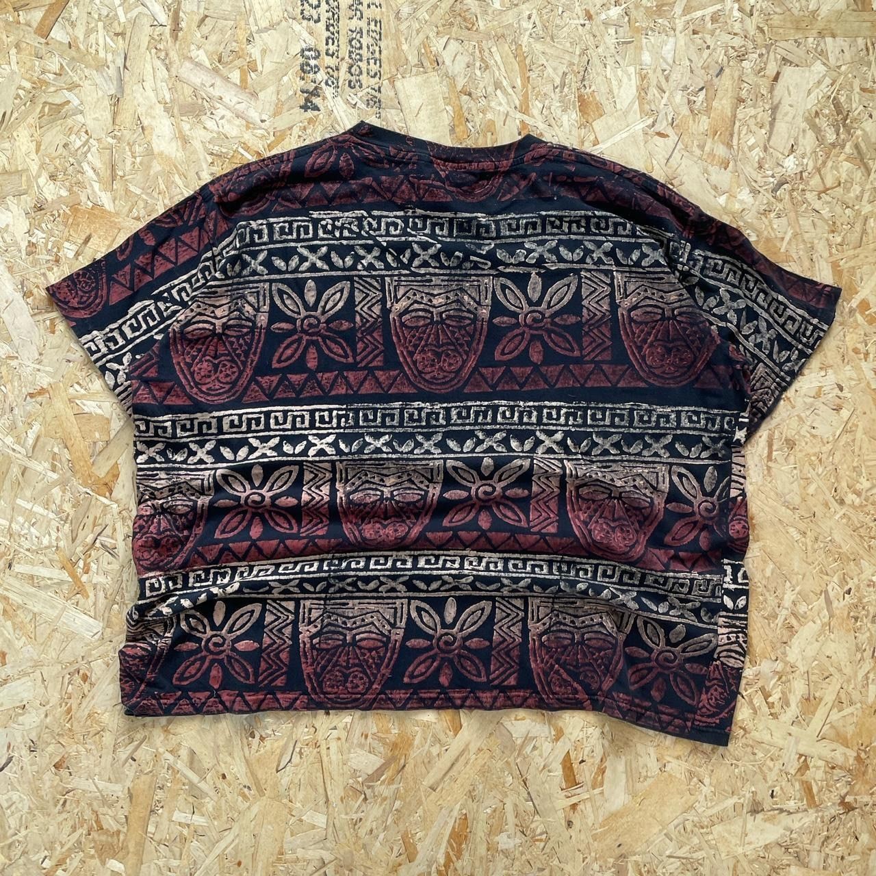 Vintage Vintage 90s Single Stitch AOP T Shirt Size US XXL / EU 58 / 5 - 3 Thumbnail