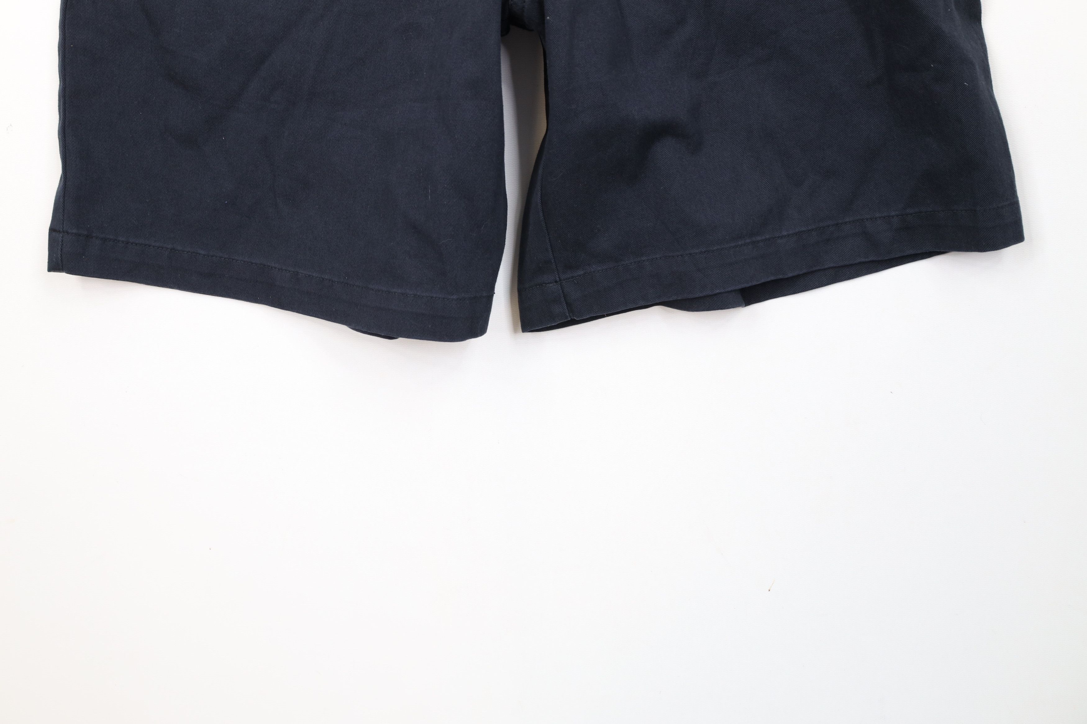 Tommy Hilfiger × Vintage Vintage 90s Tommy Hilfiger Above Knee Chino Shorts Navy Blue Size US 32 / EU 48 - 4 Thumbnail