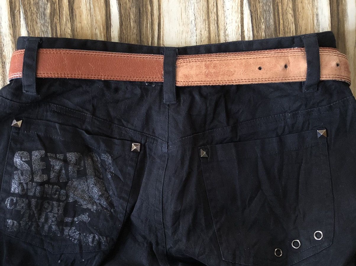 Loewe Luxury Loewe retro pebbled cowhide leather belt casual Size 40 - 3 Thumbnail