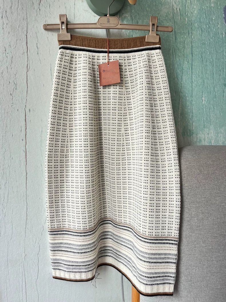 Loro Piana Loro Piana Babycashmere Midi Skirt-2508 Size US 28 / EU 44 - 2 Thumbnail
