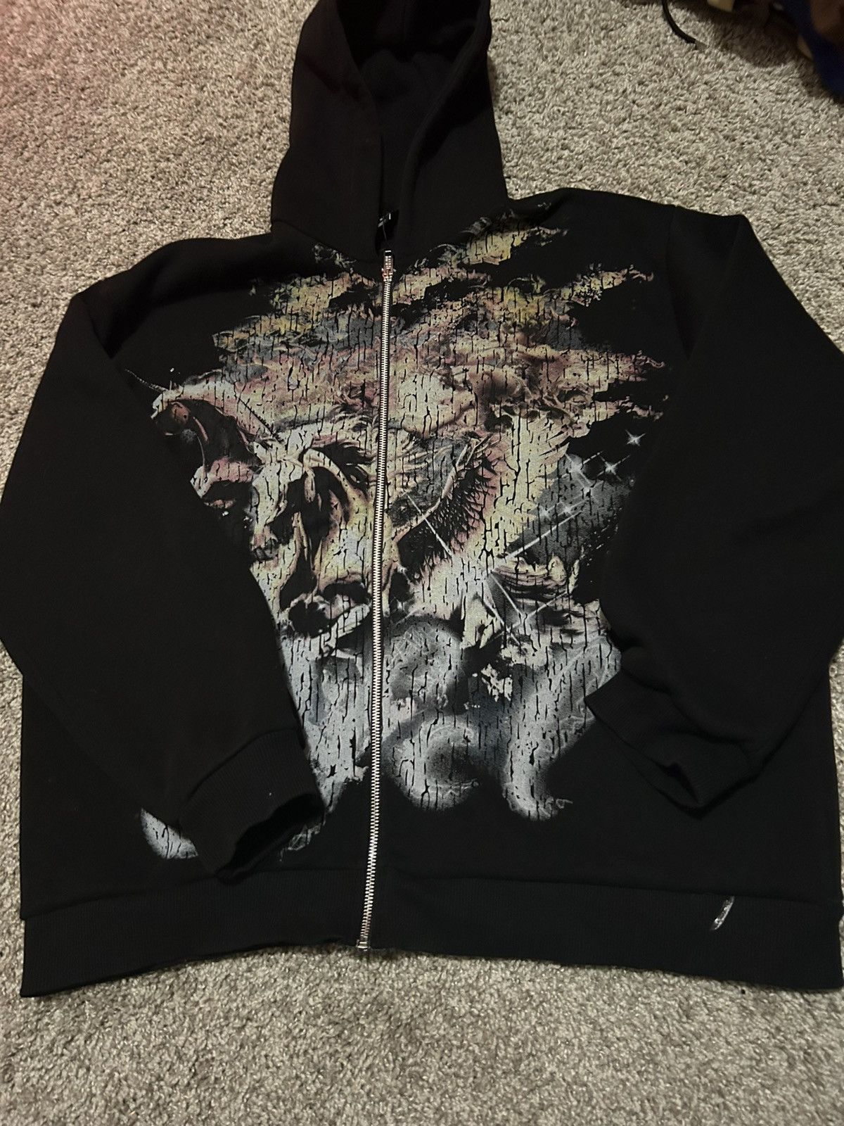Boohoo oversized zip through hoodie|boohoo usa Size US M / EU 48-50 / 2 - 2 Thumbnail