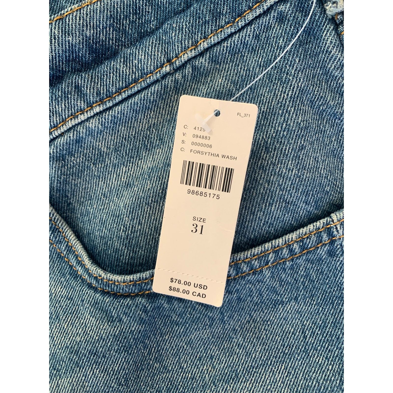 Anthropologie NWT Anthropologie Pilcro Denim Shorts - Size 31 MSRP $78 Size 32" / US 10 / IT 46 - 3 Thumbnail