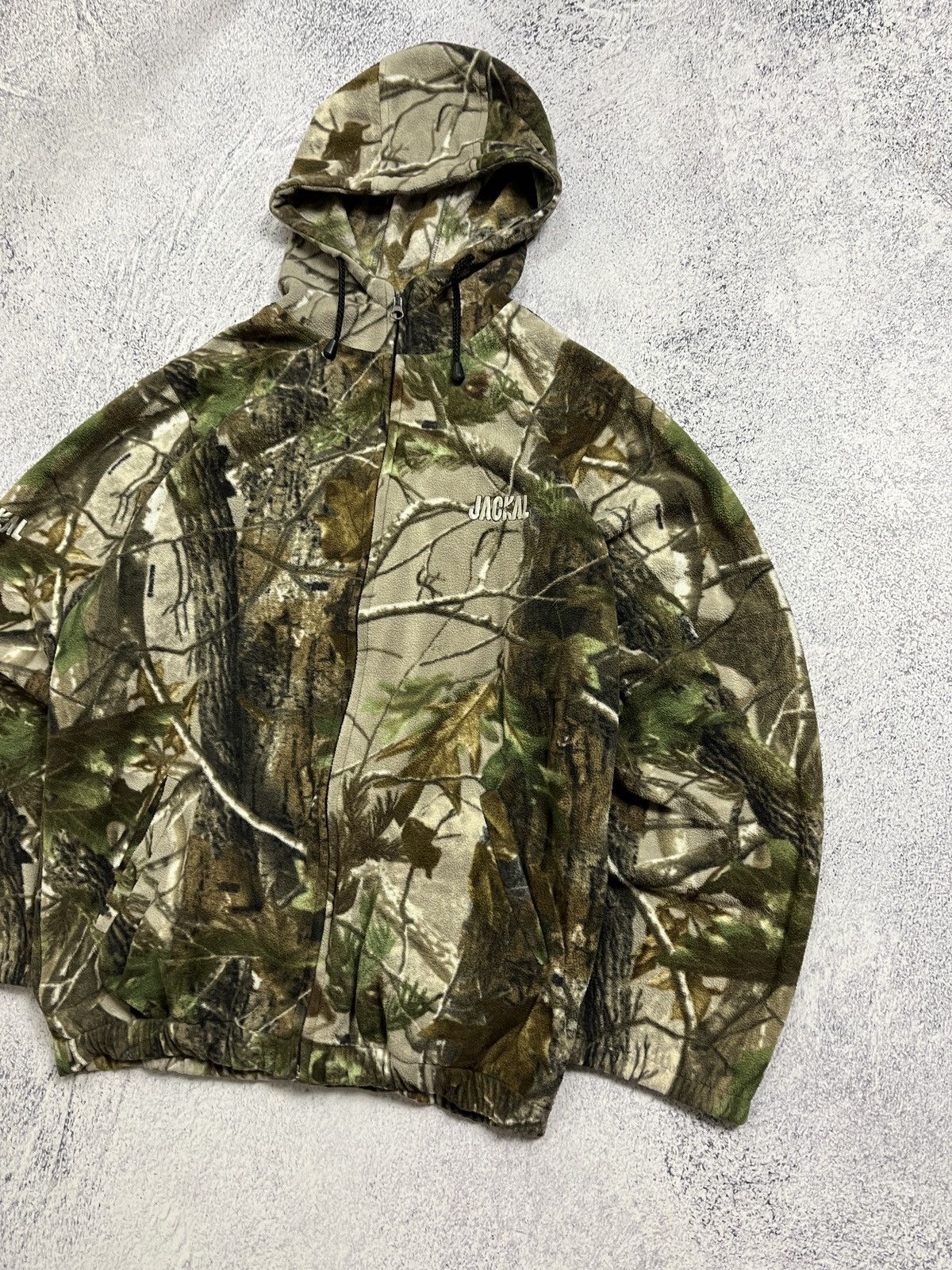 Japanese Brand × Realtree Crazy Vintage Y2K Realtree Zip Up Fleece Baggy Hoodie Rare Size US L / EU 52-54 / 3 - 5 Thumbnail
