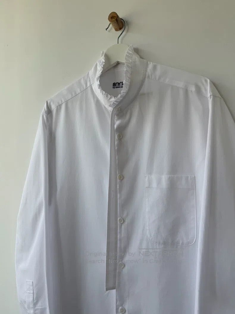 Yohji Yamamoto Yohji Yamamoto 22AW Yohji Yamamoto Palace Collar Shirt Size US L / EU 52-54 / 3 - 5 Thumbnail