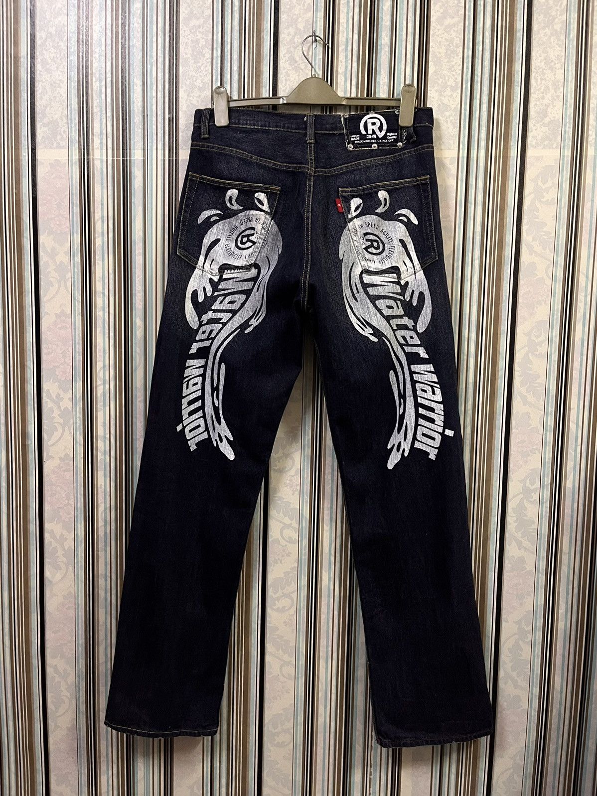 Japanese Brand Real b voice water warrior relaxed #B1 Size US 32 / EU 48 - 1 Thumbnail