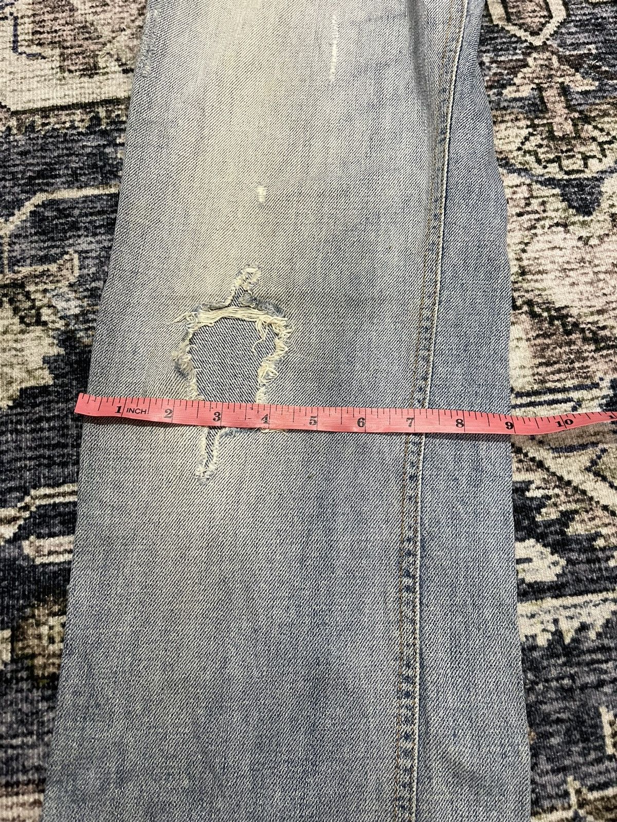 Dolce & Gabbana Vintage Dolce & Gabbana D&G Luxury Designer Metal Logo Denim Size US 34 / EU 50 - 8 Thumbnail