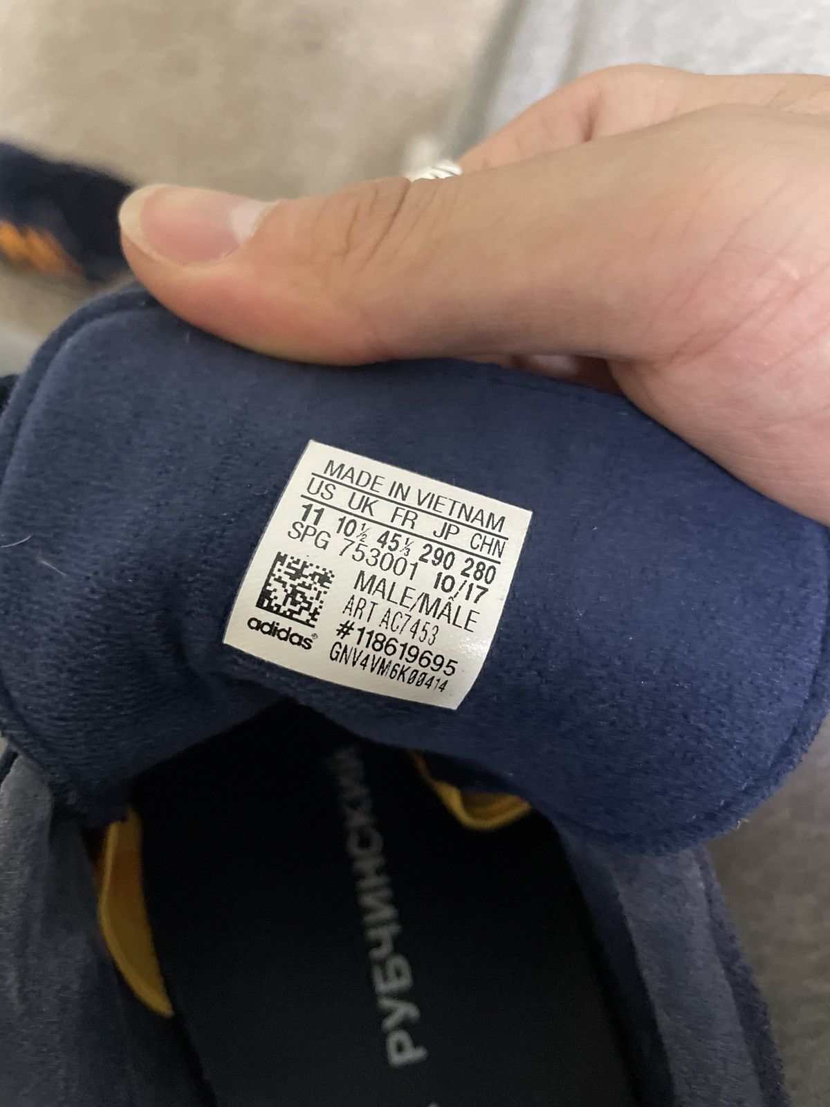 Adidas × Gosha Rubchinskiy Gosha Rubchinskiy x Adidas Navy Sneakers Size US 10.5 / EU 43-44 - 7 Thumbnail
