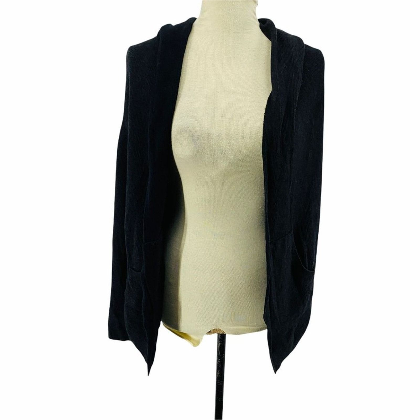 Lululemon Lululemon Black Sweater Cabin Yogi Wrap Heathered Womens 4 Size S / US 4 / IT 40 - 2 Thumbnail