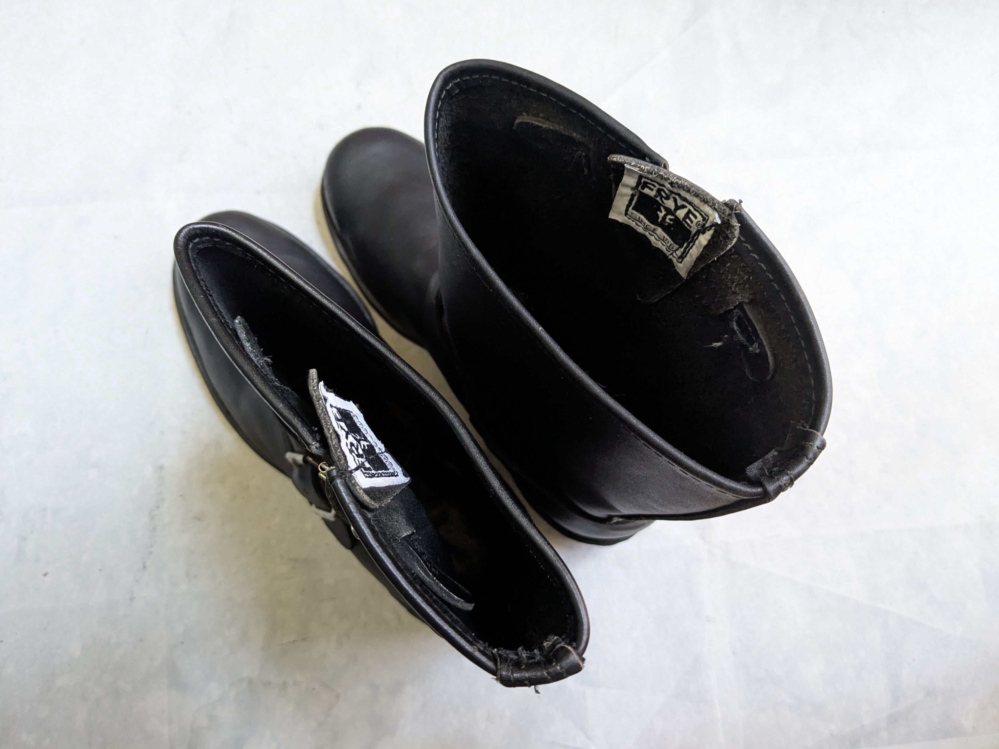 Frye Frye Engineer Boots Black Leather 9.5 Motorcycle Biker Size US 9.5 / EU 42-43 - 15 Thumbnail