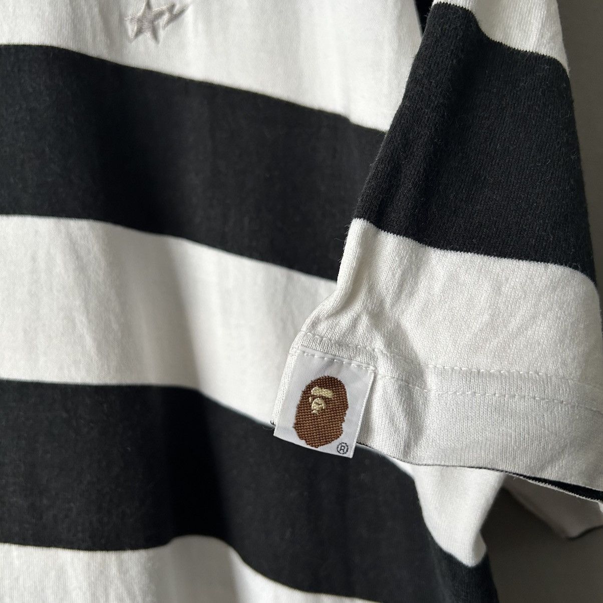 Bape Bape Star Stripe Tshirt Size US XL / EU 56 / 4 - 10 Thumbnail