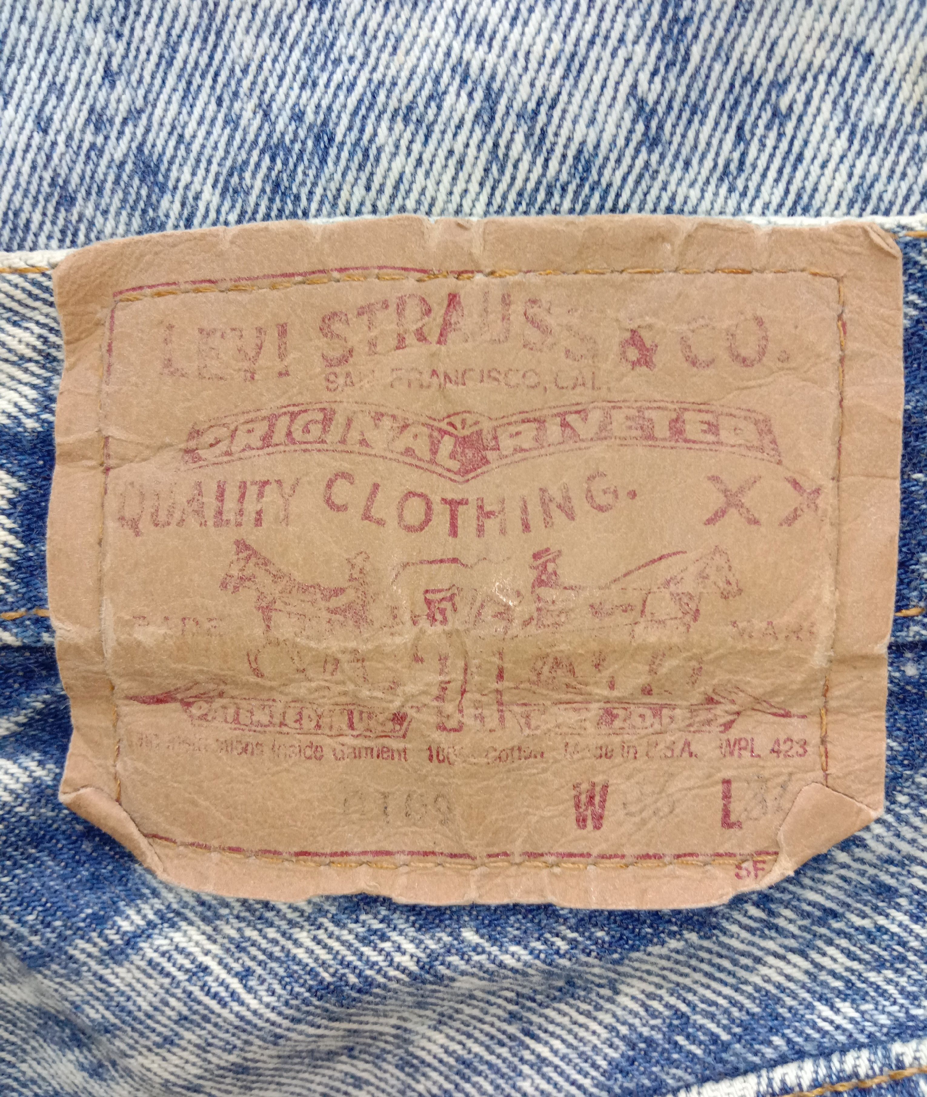 Levi's Vintage Levi’s 501 Acid Wash Jeans Size US 36 / EU 52 - 14 Thumbnail