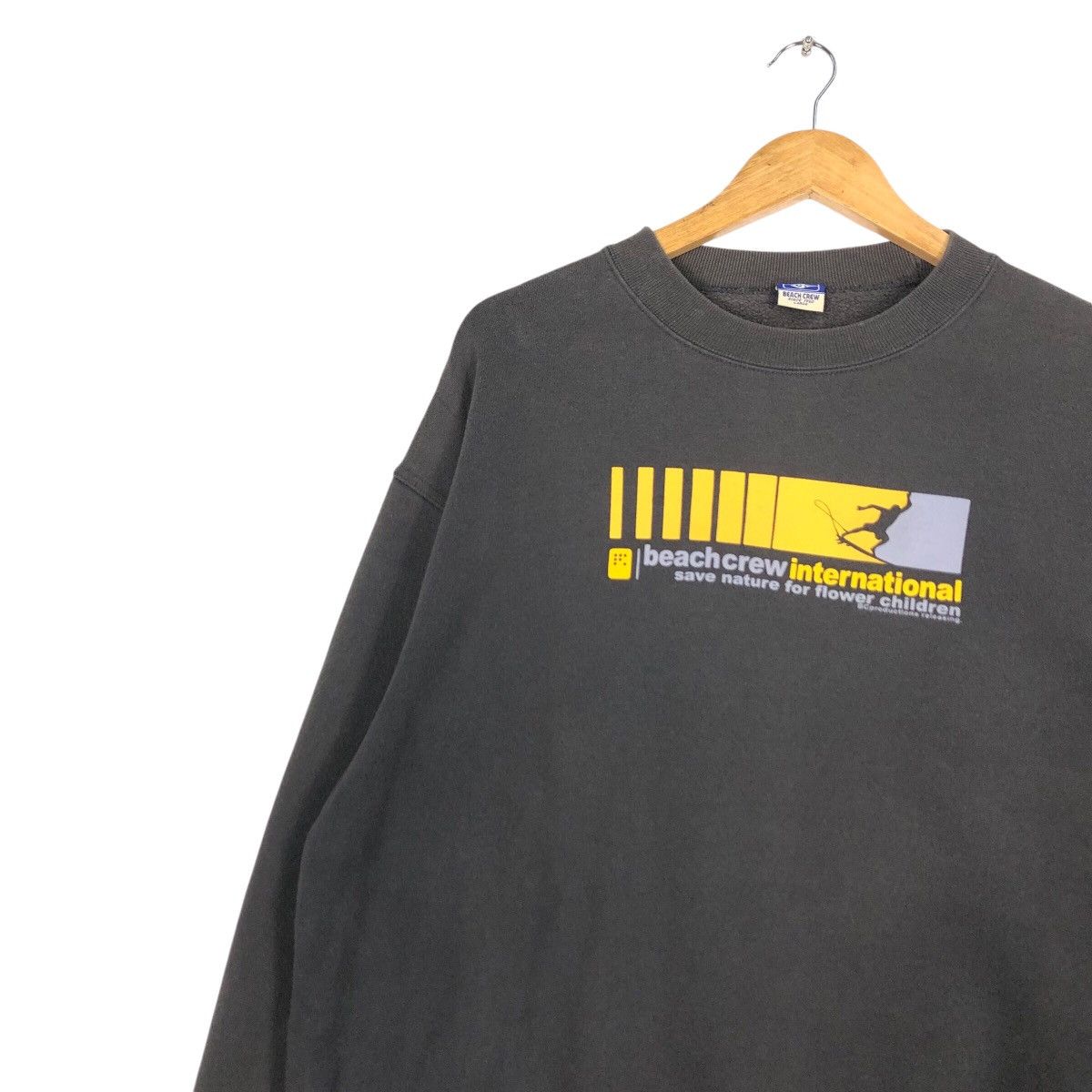 Japanese Brand × Vintage Beach Crew International Team Rescue Sweatshirt Large #A1 Size US L / EU 52-54 / 3 - 6 Thumbnail