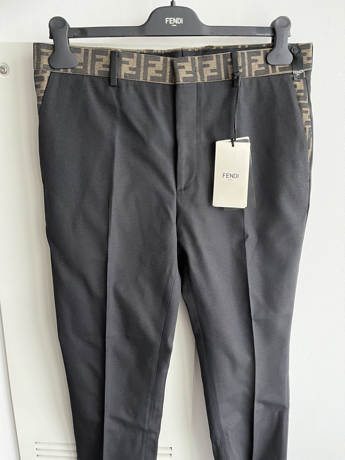 Fendi Fendi Super Runway FF Logo Pant Brand New Limited Edition Size US 29 - 10 Thumbnail