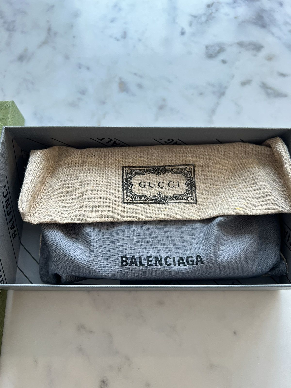 Balenciaga × Gucci Gucci x Balenciaga The Hacker Project Card Case with Strap Size ONE SIZE - 7 Thumbnail