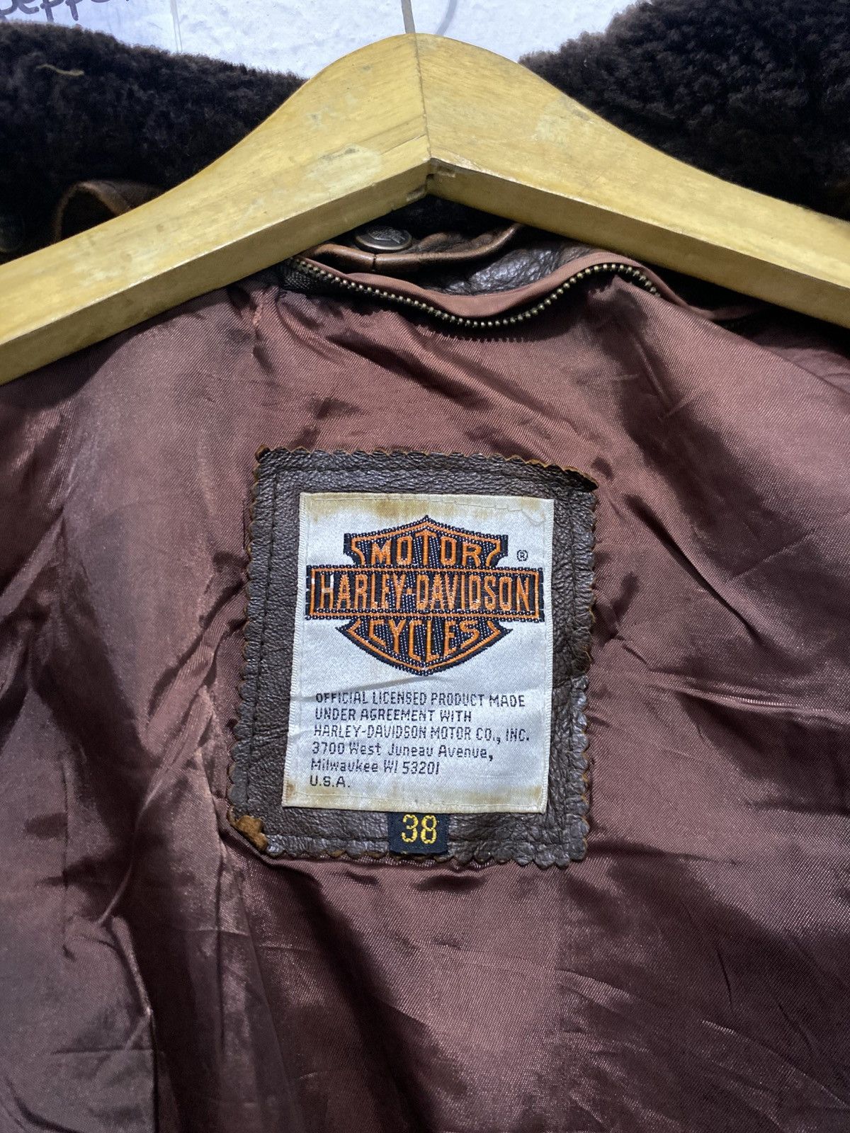 Harley Davidson Vintage Harley Davidson Leather Jacket Size US M / EU 48-50 / 2 - 13 Thumbnail