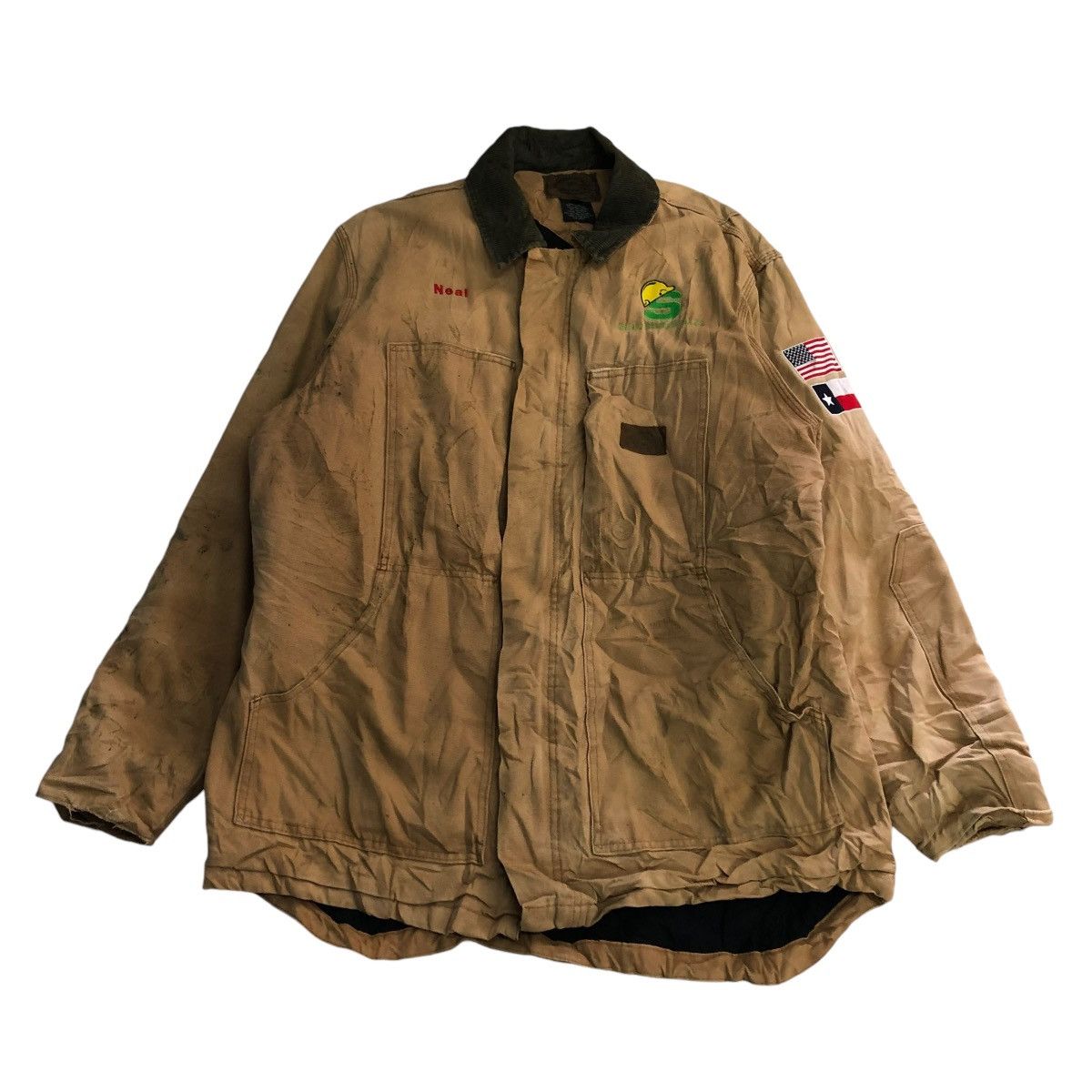 Japanese Brand × Vintage 🔥VINTAGE DETROIT CHORE WORKER JACKET DICKIES MULTI POCKET Size US L / EU 52-54 / 3 - 1 Thumbnail