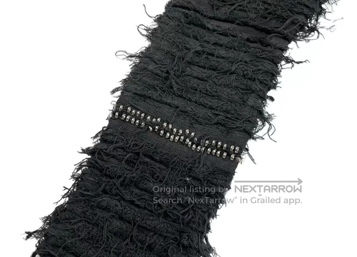 Blackmeans Black Frayed Denim Pants with Stud Accents Size 32. Size US 32 / EU 48 - 5 Thumbnail