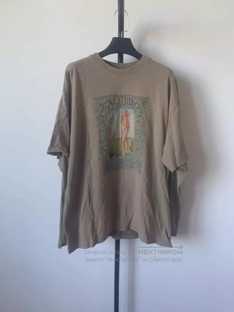 Acne Studios Acne Studios Layered print loose crewneck long-sleeve lett Size US S / EU 44-46 / 1 - 1 Thumbnail
