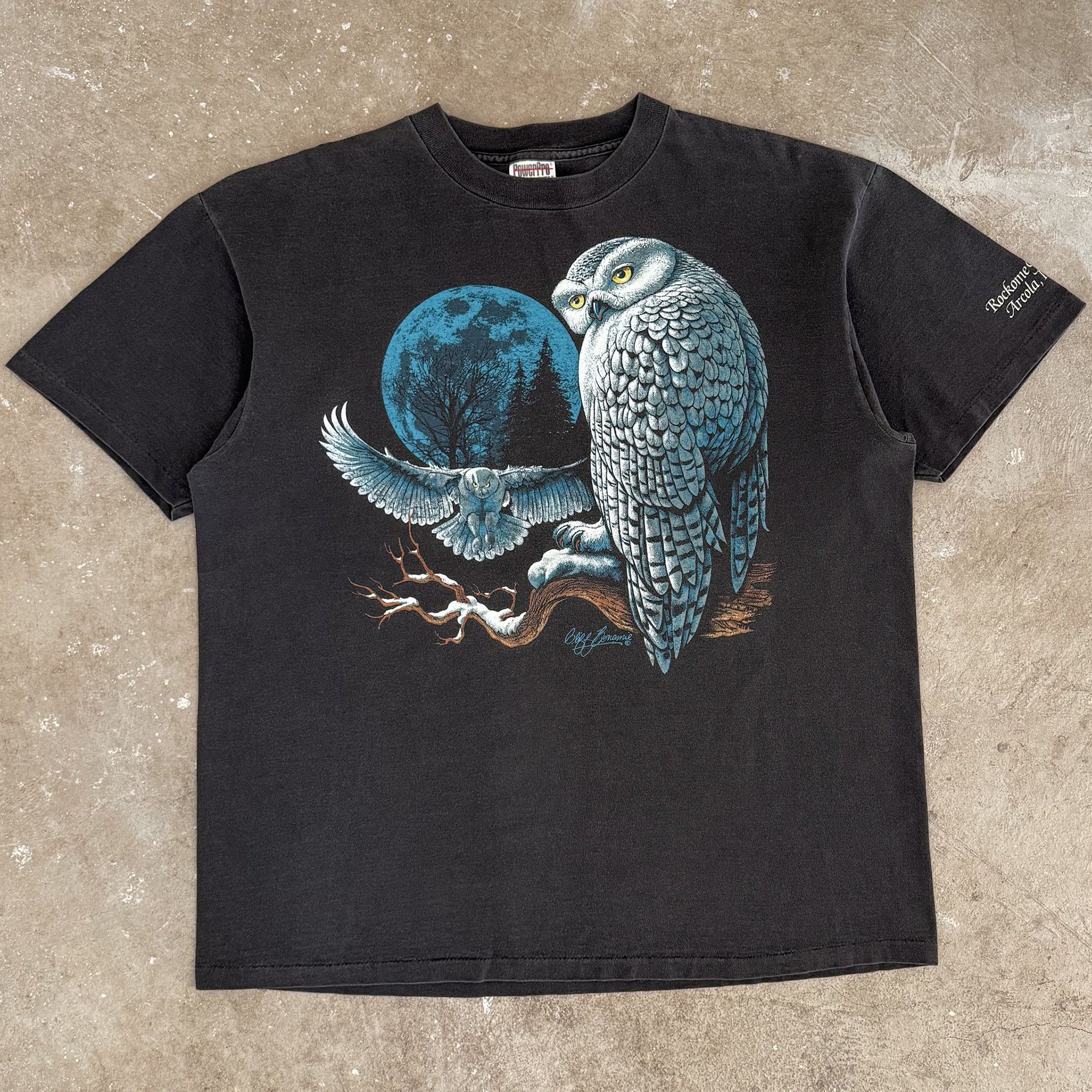 Vintage 1996 Vintage Snowy Owl Tee Size US XL / EU 56 / 4 - 7 Thumbnail