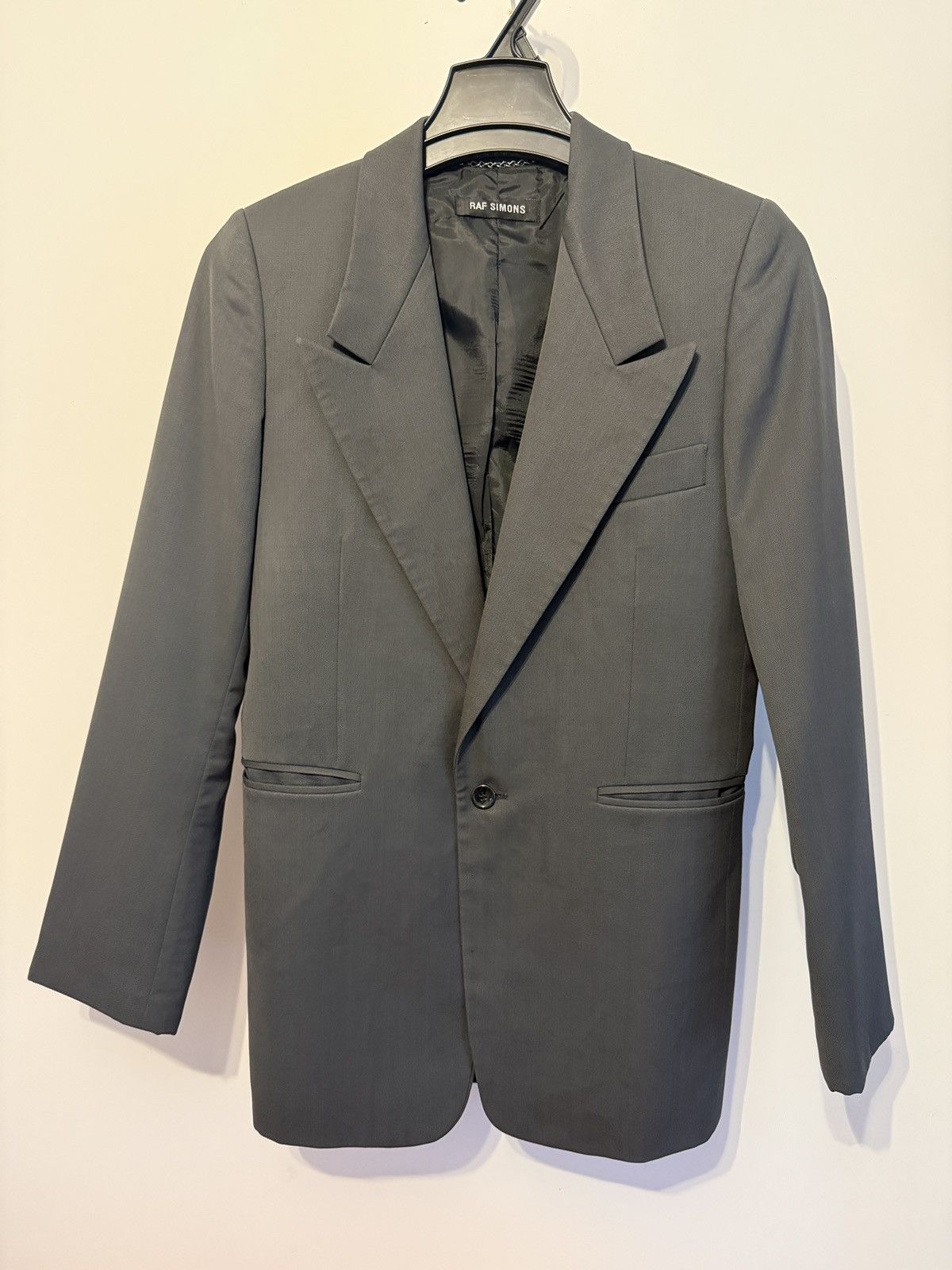 Raf Simons Raf Simons Peeked Lapel Blazer Size 46R - 1 Thumbnail