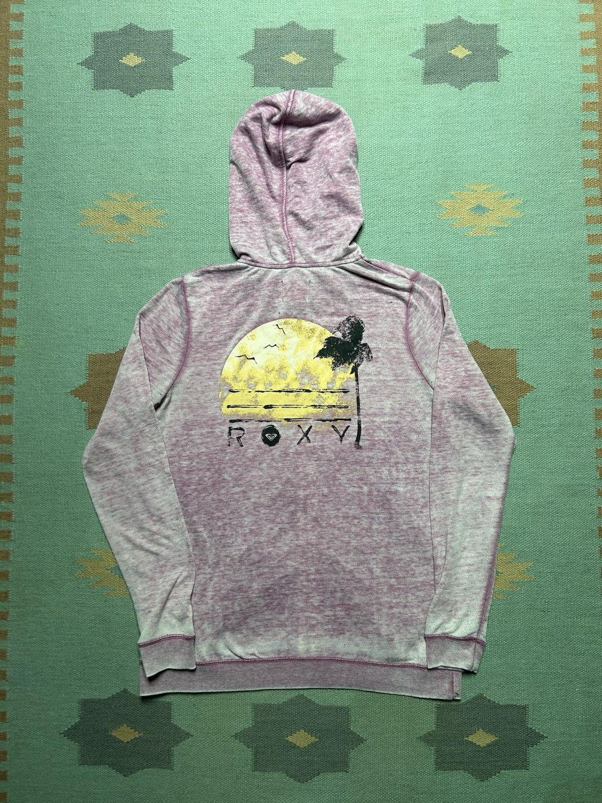 Vintage Roxy surf hoodie zip quiksilver billabong pink women’s XL Size XL / US 12-14 / IT 48-50 - 1 Thumbnail